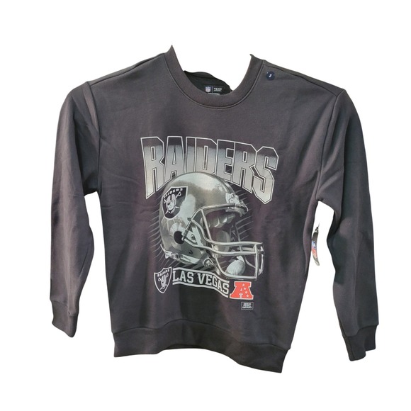 NFL Team Apparel Other - Las Vegas Raiders NFL Team Apparel Mens‎ Small Football Helmet Sweatshirt